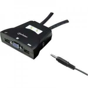 Image of Manhattan 2 port Mini Kvm Switch 151245