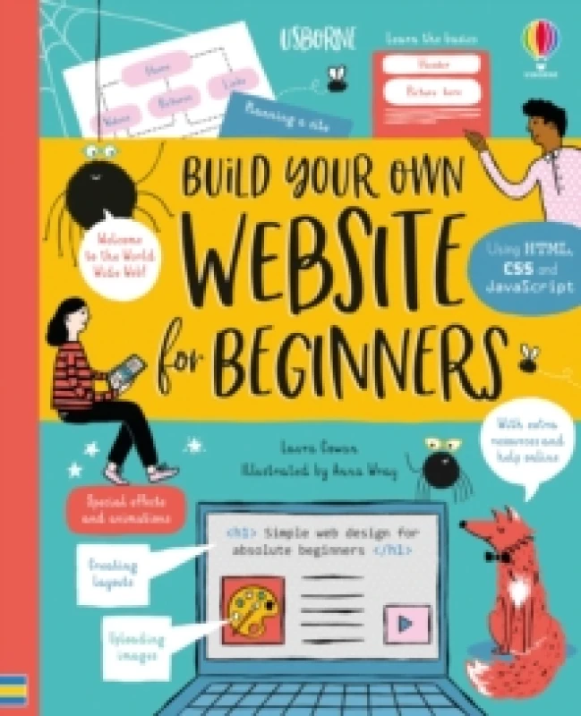 Image of Laura Cowan Build Your Own Website Book Multi unisex