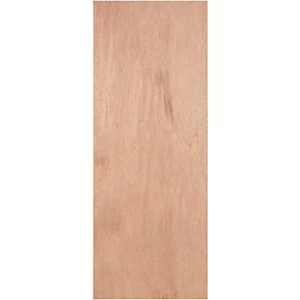 Image of Wickes Lisburn Internal Flushed 1 Panel Ply Veneer Door - 1981 x 686mm