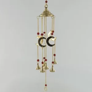 Image of Moon Brass Windchime 40cm