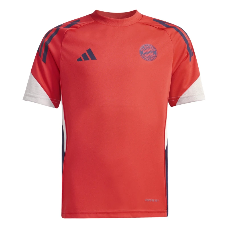 Image of adidas Kids adidas Bayern Munich Training Shirt 25/26 Red/White unisex 7-8 Years
