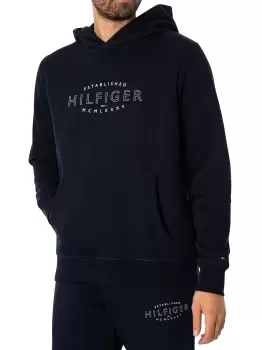 Image of Curve Logo Pullover Hoodie