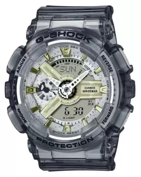 Image of Casio GMA-S110GS-8AER G-Shock Skeleton Grey Watch