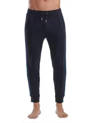Image of Ted Baker French Terry Tailored Pieced Jogger, Navy Size M Men
