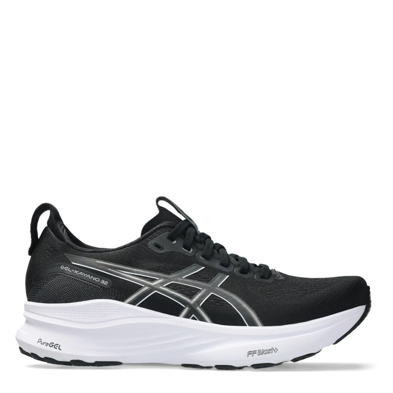 Image of Asics Gel-Kayano 32 Womens Running Shoes Black/White female 4 (37)