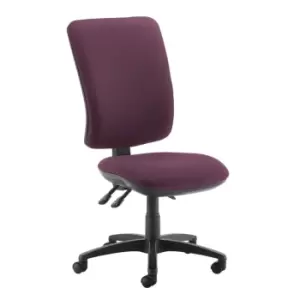 Image of Dams MTO Senza Extra High Back Operator Chair with No Arms - Diablo Pink