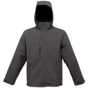 Image of Professional REPELLER Softshell Jacket mens Tracksuit jacket in Grey - Sizes UK S,UK M,UK L,UK XL,UK XXL,UK 3XL