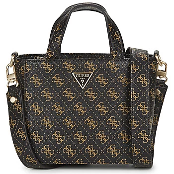 Image of Guess LAYLA MINI TOTE womens Handbags in Brown - Sizes One size