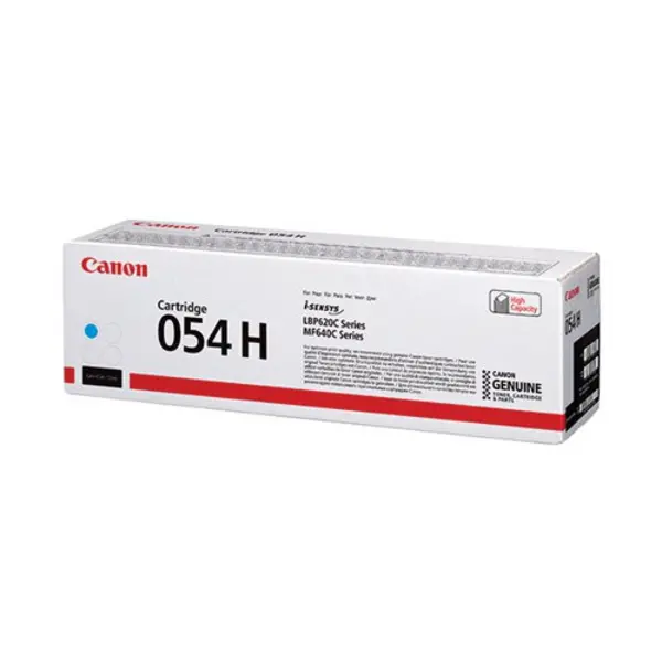 Image of Canon 054HC Cyan High Capacity Toner Cartridge - 3027C002 (Original)