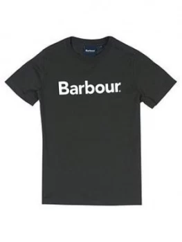 Image of Barbour Boys Short Sleeve Logo T-Shirt - Forest