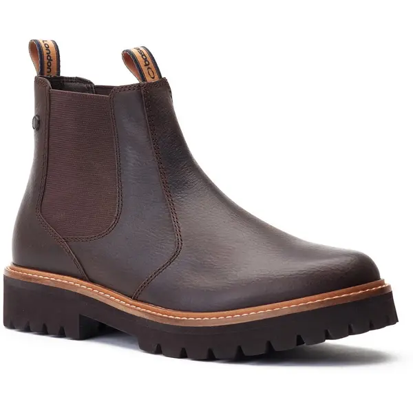Image of Base London Mens Ragnar Pull On Chelsea Ankle Boots - UK 10