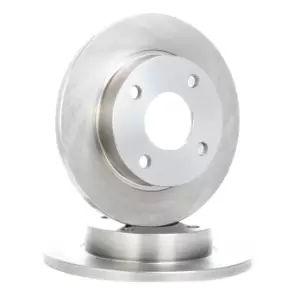 Image of RIDEX Brake disc 82B0687 Brake rotor,Brake discs FORD,MAZDA,Fiesta Mk4 Schragheck (JAS, JBS),KA (RB_),FIESTA III (GFJ),FIESTA Kasten (F3L, F5L)