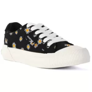 Image of Rocket Dog Womens Cheery Dixie Daisy Lace Up Plimsolls UK Size 4 (EU 37)