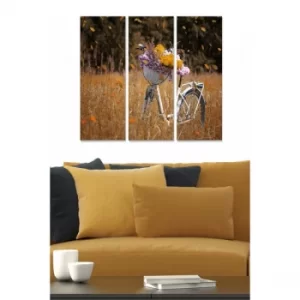 Image of MDF3522238 Multicolor Decorative MDF Painting (3 Pieces)