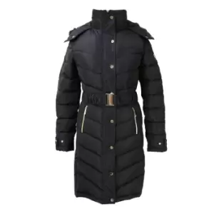 Image of Coldstream Womens/Ladies Branxton Quilted Coat (M) (Black)