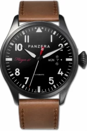 Image of Mens Panzera FLIEGER 47M WULF ASPIRE Automatic Watch F47-02MB