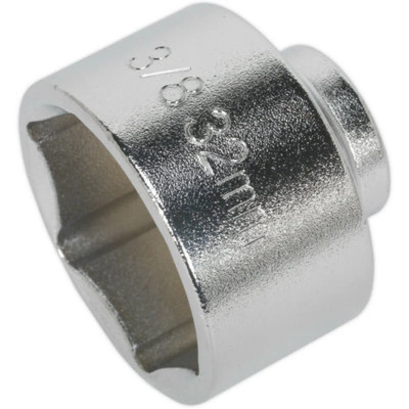 Image of Loops 32mm Low Profile Oil Filter Socket - 3/8" Sq Drive - High Grade Steel Socket Metallics