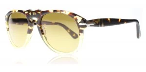 Image of Persol PO0649 Sunglasses Print / Tortoise 1024M2 Polarized 52mm