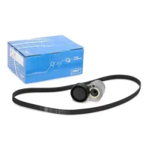 Image of SKF V-ribbed belt set VKMA 36058 Serpentine belt kit,Auxiliary belt kit RENAULT,CLIO II (BB0/1/2_, CB0/1/2_),SCENIC II (JM0/1_),KANGOO (KC0/1_)