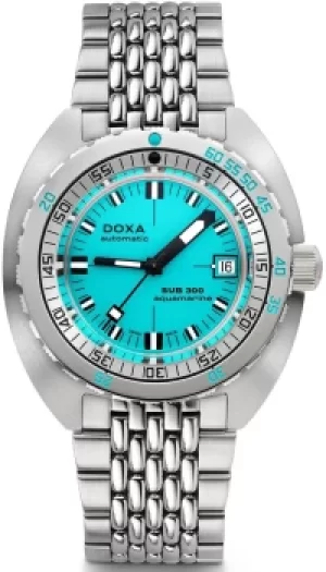 Image of Doxa Watch SUB 300 COSC Aquamarine Bracelet