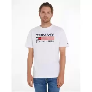 Image of Tommy Jeans Tjm Clsc Athletic Twisted Logo - White