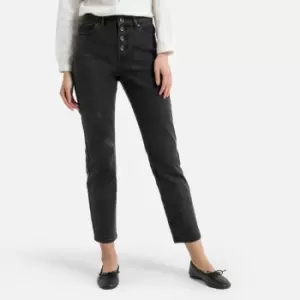 Image of Mid Rise Boyfriend Jeans