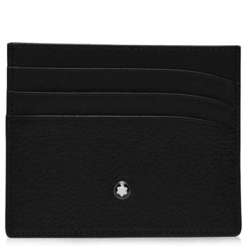 Image of Mont Blanc - Meisterstuck Soft Grain Pocket 6cc - Card Holders - Black