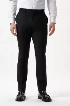 Image of Slim Fit Black Performance Suit Trousers