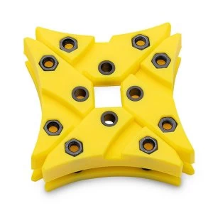 Image of EK Water Blocks EK-Vardar X3M Damper Pack for Vardar X3M Fan - Yellow