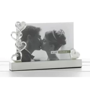 Image of Diamond Hearts 6x4 Standing Frame