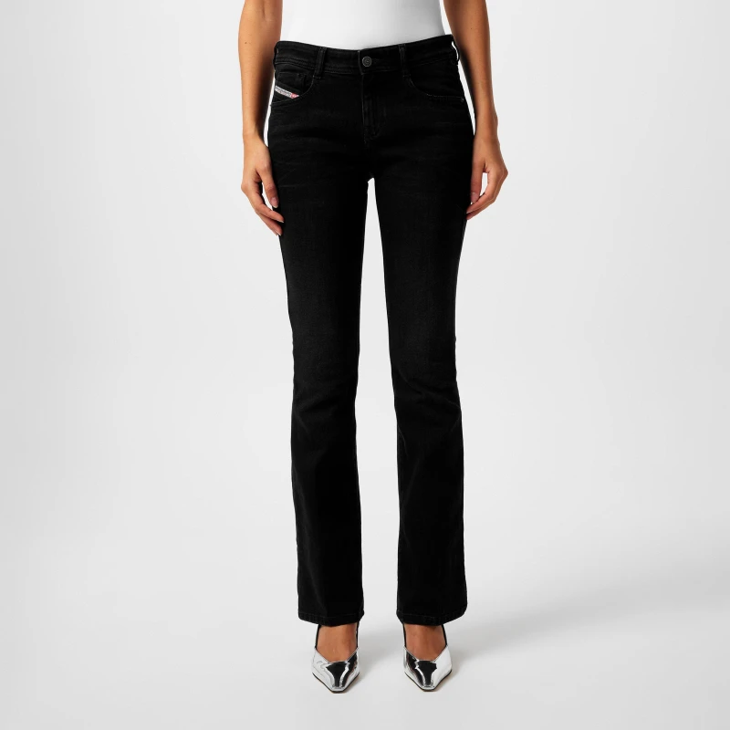 Image of Diesel Ebbey Bootcut Jeans - Black 31 R