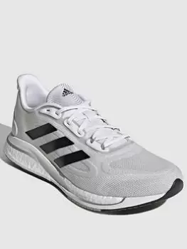 Image of adidas Supernova + M Running Shoes - White/Black, Size 7, Men