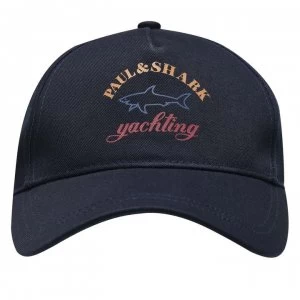 Image of Paul And Shark Crew Basic Logo Cap - Navy 013
