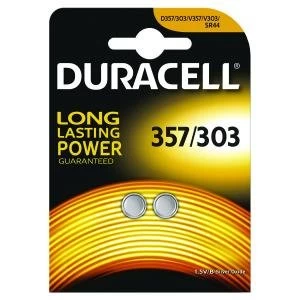 Image of Duracell 1.5V Silver Oxide Button Battery Pack of 2 75053932