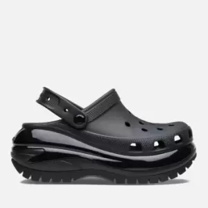 Image of Crocs Womens Classic Mega Crush Clogs - Black - M5/W6