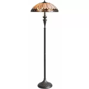 Image of Brooklyn floor lamp, glass and resin