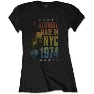 Image of Blondie - Made in NYC Womens Medium T-Shirt - Black