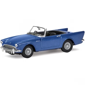 Image of Sunbeam Alpine Series 2 Quartz Blue Metallic 1:43 Corgi Vanguard Model