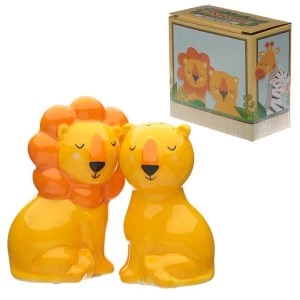 Image of Zooniverse Lion Ceramic Salt and Pepper Set