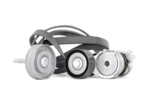 Image of SKF V-ribbed belt set VKMA 31121 Serpentine belt kit,Auxiliary belt kit VW,SKODA,SEAT,POLO (9N_),Polo Schragheck (6R1, 6C1)