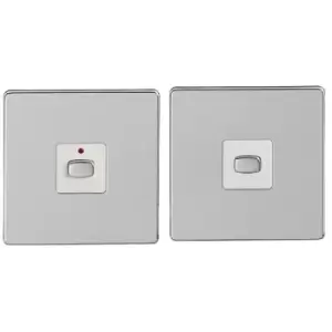 Image of EnerGenie MIHO045 light switch Chrome White