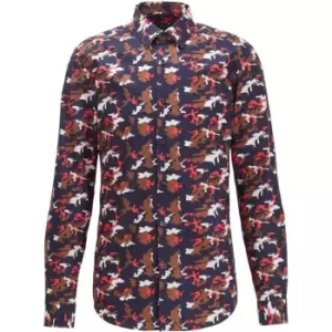 Image of Boss Isko Shirt Mens - Red