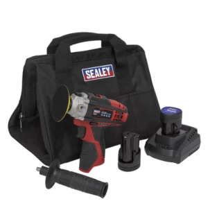 Image of Sealey 12V Cordless Polisher Kit with 2 Batteries