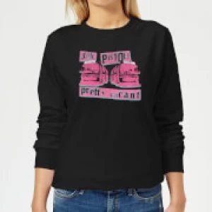 Image of Sex Pistols Pretty Vacant Womens Sweatshirt - Black - 4XL - Black