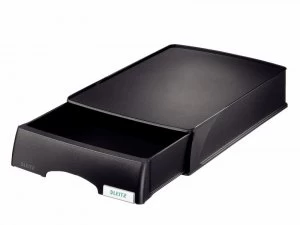 Image of Leitz Plus Drawer Unit Letter Tray Black