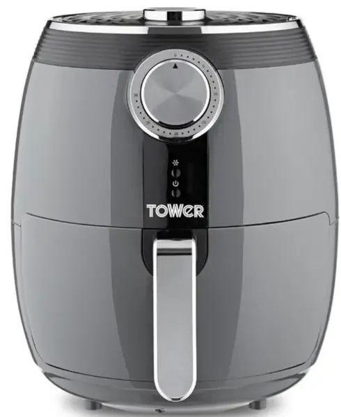 Image of Tower Vortx T17026GRY 1.6L 900W Manual Airfryer