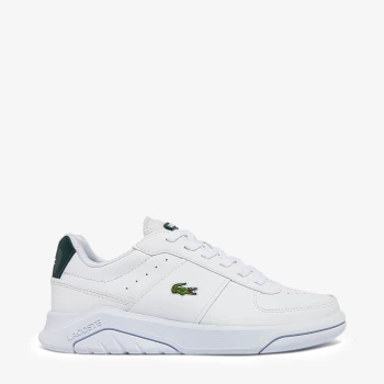 Image of Lacoste Junior Game Advance Trainers - White/Green - UK 4 Kids