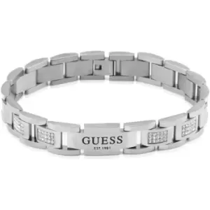 Image of Mens Guess Stainless Steel