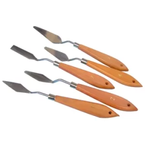 Image of Major Brushes Stainless Steel Palette Knives Set of 5