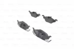 Image of Bosch 0986424456 BP225 Brake Pad Set Disc Brake Front Axle